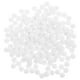 thumbnail image 1 of 200 Uds. Pompones de poliéster blanco bolas elásticas suaves de 12mm para manualidades DIY proyectos escolares elásticos decoraciones navideñas suministros para fiestas, 1 of 5