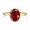 Red, variant on Sparkling 3 Carat Moissanite Rings for Women D Color VVS1 Clarity Oval Cut S925 Sterling Silver Lab Created Diamond Rings Anniversary Wedding Promise Ring with Certificate