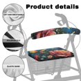thumbnail image 5 of HELLHERO Rose Seat & Backrest Covers Reusable for Elder Easy to Clean Rollator Walker Seat Back Cover for Elderly, 5 of 7