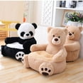 thumbnail image 6 of Rainbow Comfortable And Soft Kids Sofa Seat Stylish And Fashionable Animal Armchair Chair Plush Stuffed Seat teddy bear, 6 of 6