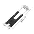 thumbnail image 2 of Unique Bargains 66x19mm Pinces à Ressort de Downlight 24 Pack Diode Électroluminescente Encastrée Accessoires d'Éclairage Fixation Pinces Noir, 2 of 6