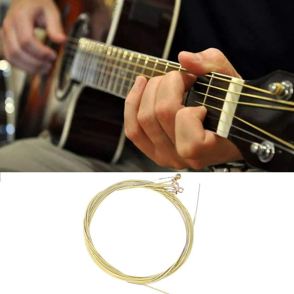 SHOWERORO Guitar Strings Replacement Guitar String Golden Light Anti-Rust Coating 1Pcs