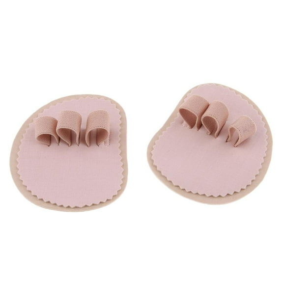 1 Pair Left Right Triple Toe Straightener Separators Corrector For Overlapping
