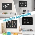 thumbnail image 5 of BEAUTYPEAK Large Felt Bulletin Board for Wall, 24" x 36" Frameless Picture Board Soft Felt Cork Board，Black, 5 of 6