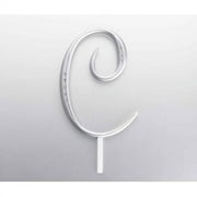Silver Rhinestone Monogram, A