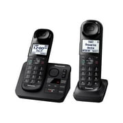 Panasonic Expandable Cordless 2 Phone Answering System w/ Comfort Shoulder Grip