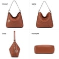 thumbnail image 3 of Women Large Tote Bag PU Leather Handbags Fashion Hobo Shoulder Purse with Wallet, 3 of 7