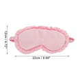 thumbnail image 4 of 1 Pc Sleep Mask Soft Eye Shade Cover for Light for Travel for Rest Pink, 4 of 6