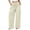 Beige, variant on TFEOQRY Womens Cargo Pants with Pockets Elastic Waist Drawstring Solid Color Loose Casual Wide Leg Pants
