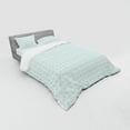 thumbnail image 3 of Ambesonne Abstract Bedding Set 3 Pcs, Soft Toned Diamond Shapes, Twin XL, Mint Green Pale Pink, 3 of 3