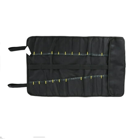 

Canvas 22 Pocket Roll Up Spanner Wrench Tool Storage Bag Case Pouch Fold Up