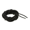 thumbnail image 2 of Cordón de cuero, correas de cuero para manualidades y joyería - Negro, 2 of 7