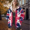 thumbnail image 6 of Yuyamidu British Flag Womens Zip Up Hoodies 2025 Oversized Hoodie for Women Trendy Hooded Sweatshirts Fall Winter Zipper Y2k Jacket, 6 of 8