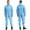 Light Blue, variant on Aislor Men's Anti-Static Dustproof Hooded Coveralls Blend Work Zipper Jumpsuits Workshop Uniforms Light Blue XL