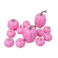 thumbnail image 2 of 12 calabazas de espuma perfecl decorativas de otoño rosa, 2 of 6