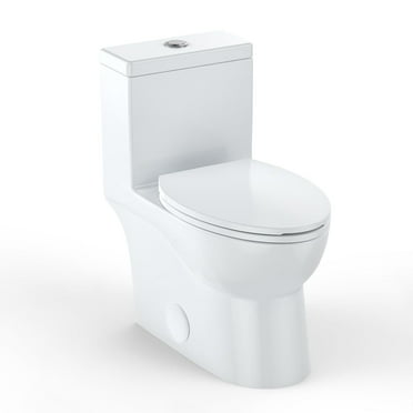 Garvee Dual Flush Elongated Toilet with Soft Close Seat - One toilet 2137