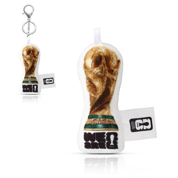 Llavero de peluche MESUCA Trofeo Copa Mundial FIFA 2026 12 cm