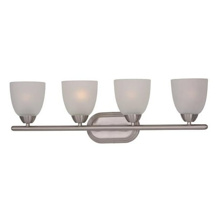 

8.5 x 28.5 in. Axis 4-Light Bath Vanity Satin Nickel