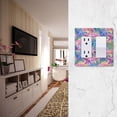 thumbnail image 5 of Yayeee Rocker Switch Wall Plate 1-Gang 4.6"x2.9" Home Decorative Outlet Cover, Gradient Starfish Pattern, 5 of 6