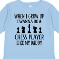 thumbnail image 4 of Inktastic Futre Chess Player Like Daddy Boys or Girls Long Sleeve Toddler T-Shirt, 4 of 5