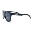 thumbnail image 3 of Kush Mens Rounded Rectangular Horn Rim Matte Sporty Plastic Sunglasses Matte Navy - Black, 3 of 4