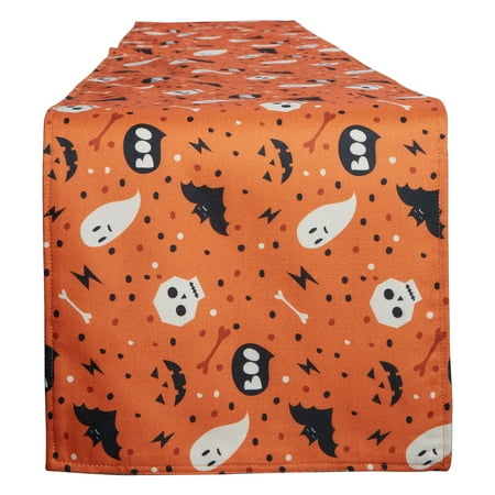 

Halloween Table Runner Washable Halloween Print Dining Table Runner Decor