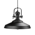 thumbnail image 1 of Lámpara colgante Southern Enterprises SEI Mindel Industrial Black, 1 of 8