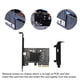 thumbnail image 4 of Tarjeta de expansión pcie A USB 3.2, Tipo C 20Gbps USB 3.2 Gen 2 Tarjeta de Expansio Estable ASM3242 Control Para PC, 4 of 7