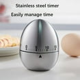 thumbnail image 6 of Creative egg shaped mechanical timer,  Mechanical Rotating Alarm 60 Minutes Count Down Timer for Cooking Learning，providing precise protection for kitchen time, 6 of 10