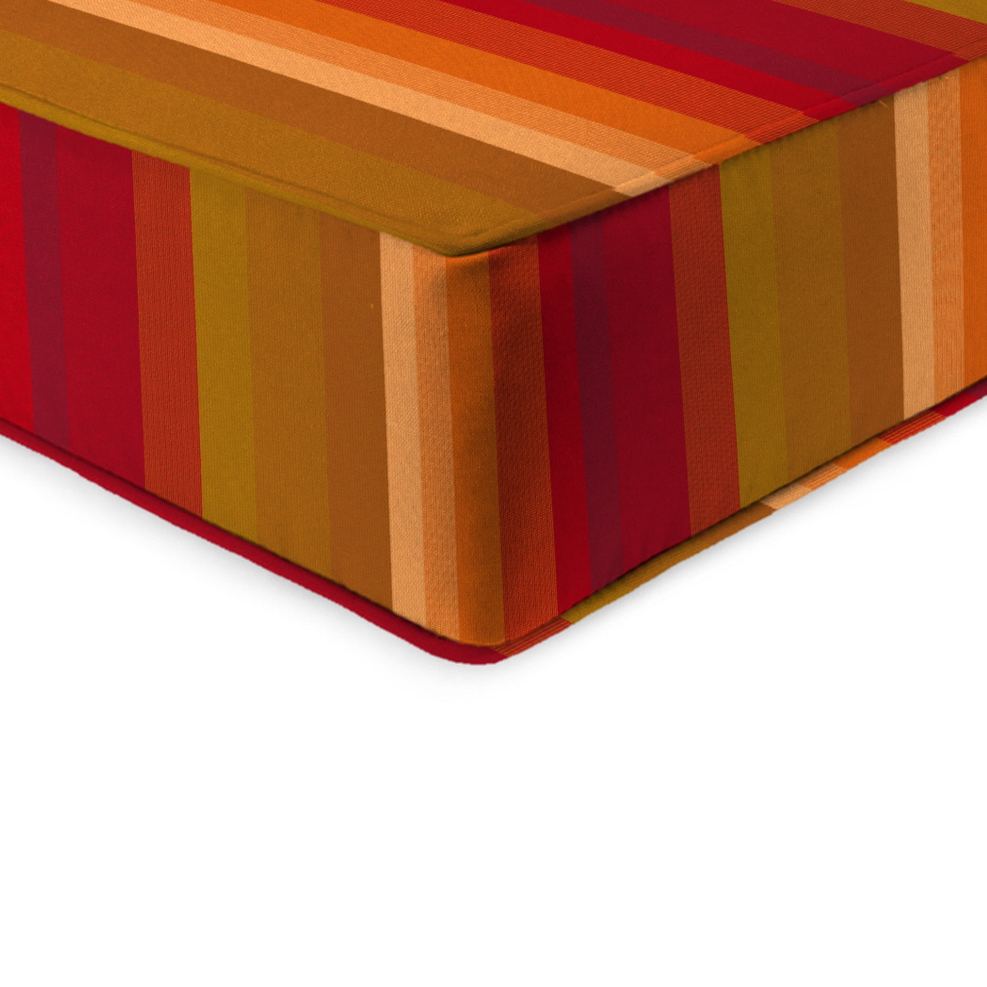 45" x 24" Rectangular Outdoor Deep Seat Chair Cushion Set with Welt