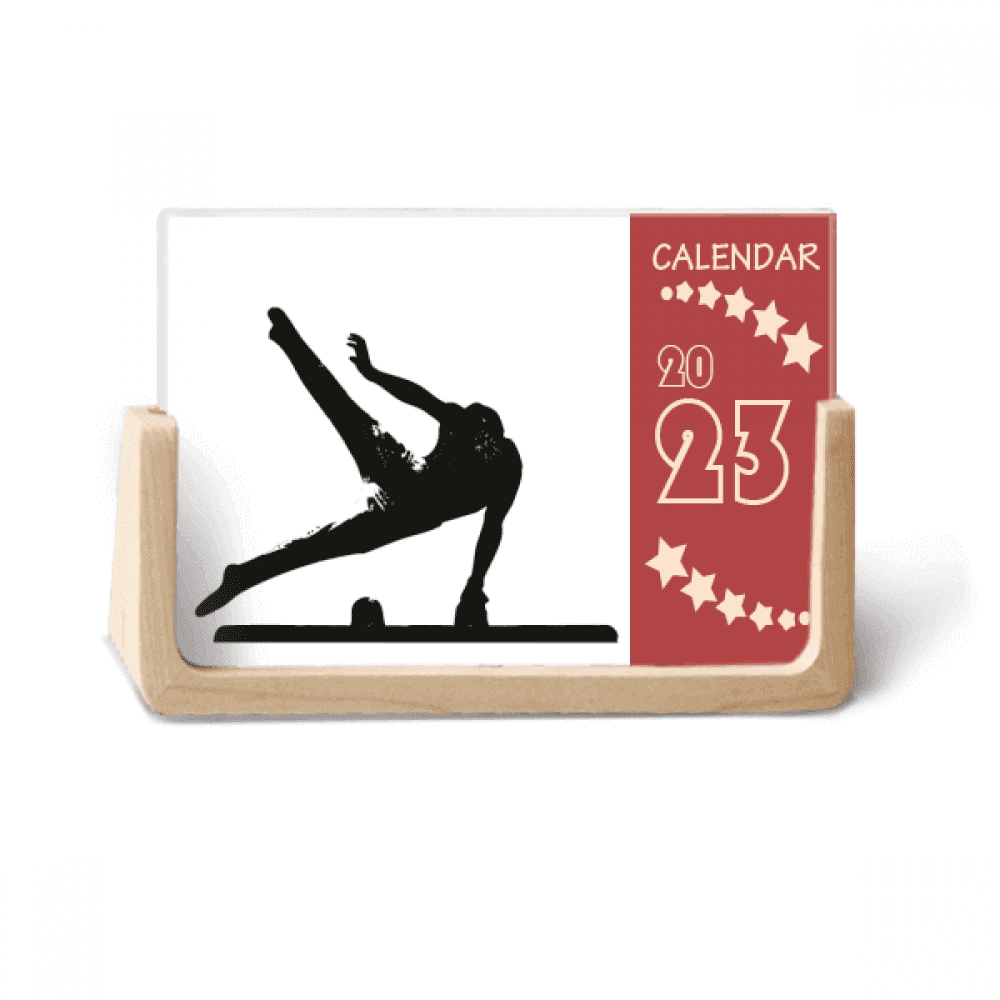 Physical Education The Side Horse Desk Calendar Desktop Decoration 2023