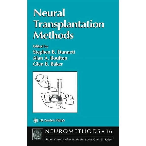 Neuromethods Neural Transplantation Methods, Book 36, (Hardcover)