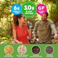 thumbnail image 3 of Organic Vegan Protein Bars, Chocolate Chip Cookie Dough - 10g Plant Based Protein, Low Calorie Healthy Snacks, No Lactose or Soy Ingredients, Gluten Free, Non-GMO - 1.41 Oz (Pack of 12), 3 of 5