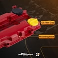 thumbnail image 2 of Aluminum Valve Cover Set for Chevy Cruze/Trax/Sonic/Volt/Encore 1.4L (11-19) - OEM 25198498, 25198874, 55573746, 264-968 - Red Engine Valve Cover w/Gasket & Bolts, 2 of 6