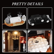 Addas Family Building Block Sets Gothic Haunted House Halloween Christmas sets for Home Decor