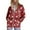 Red, variant on Hoodies for Women, Trendy Tops with Christmas Print, Long Sleeve Sweatshirt with Pockets, Pullover Lightweight for Casual Fall Fashion,Red,S