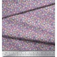 thumbnail image 2 of Soimoi Poly Georgette Fabric Flower Artistic Printed Fabric 1 Yard 52 Inch Wide, 2 of 3