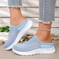 thumbnail image 4 of YOUYEDIAN Orthopedic Casual Shoes for Women Arch Support Nurse Shoes Wide Slip on Non Slip Hiking Shoes Mesh Stretch Comfortable 2026 New Foam Shoes (Blue), 4 of 7
