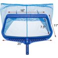 thumbnail image 3 of Pool Skimmer Net Accessories, Heavy Duty Scooper Tools for Cleaning Swimming Pool, Fine Mesh Deep Bag Leaf Rake with Sturdy Plastic Frame, 3 of 4