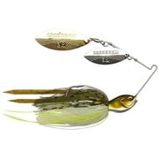 Megabass SV-3 Double Willow Spinnerbait - 3/4 oz. (White Chart)
