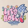 thumbnail image 4 of SEGA Sonic The Hedgehog Cold Shoulder T-Shirt and Flare Leggings Outfit Set Toddler to Big Kid, 4 of 5