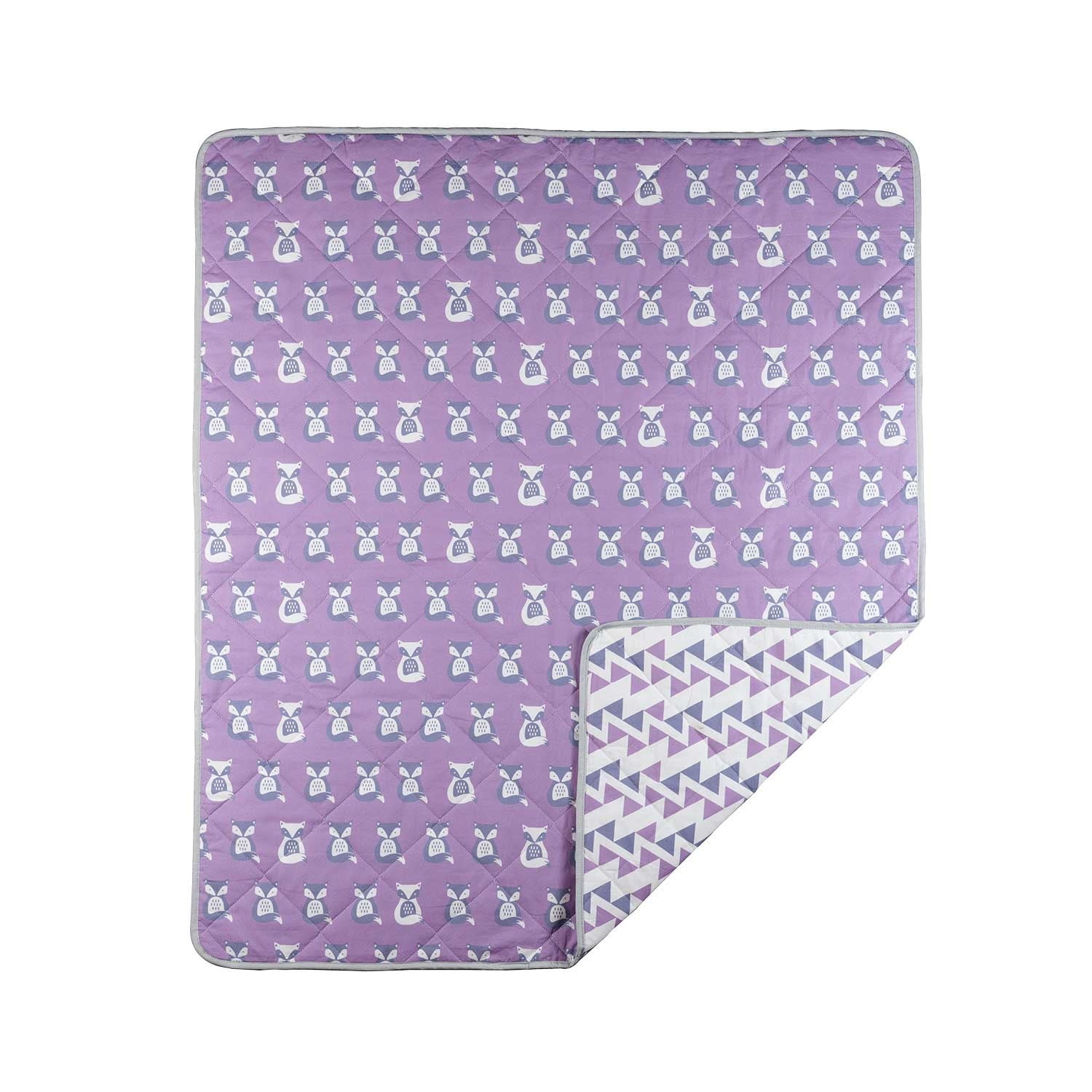 Lolli Living Fox Quilted Comforter Purple