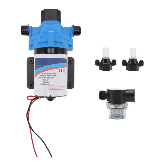RV Water Pump,G1/2 External Thread RV VDC Water Pump VRV Water Pump Masterfully Created