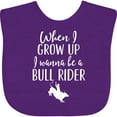 thumbnail image 3 of Inktastic Future Bull Rider Rodeo Boys Baby Bib, 3 of 4