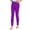 Purple, variant on Girls' Compression Pants Stretchy Yoga Tights Athletic Running Sports Workout Active Dance Black 12
