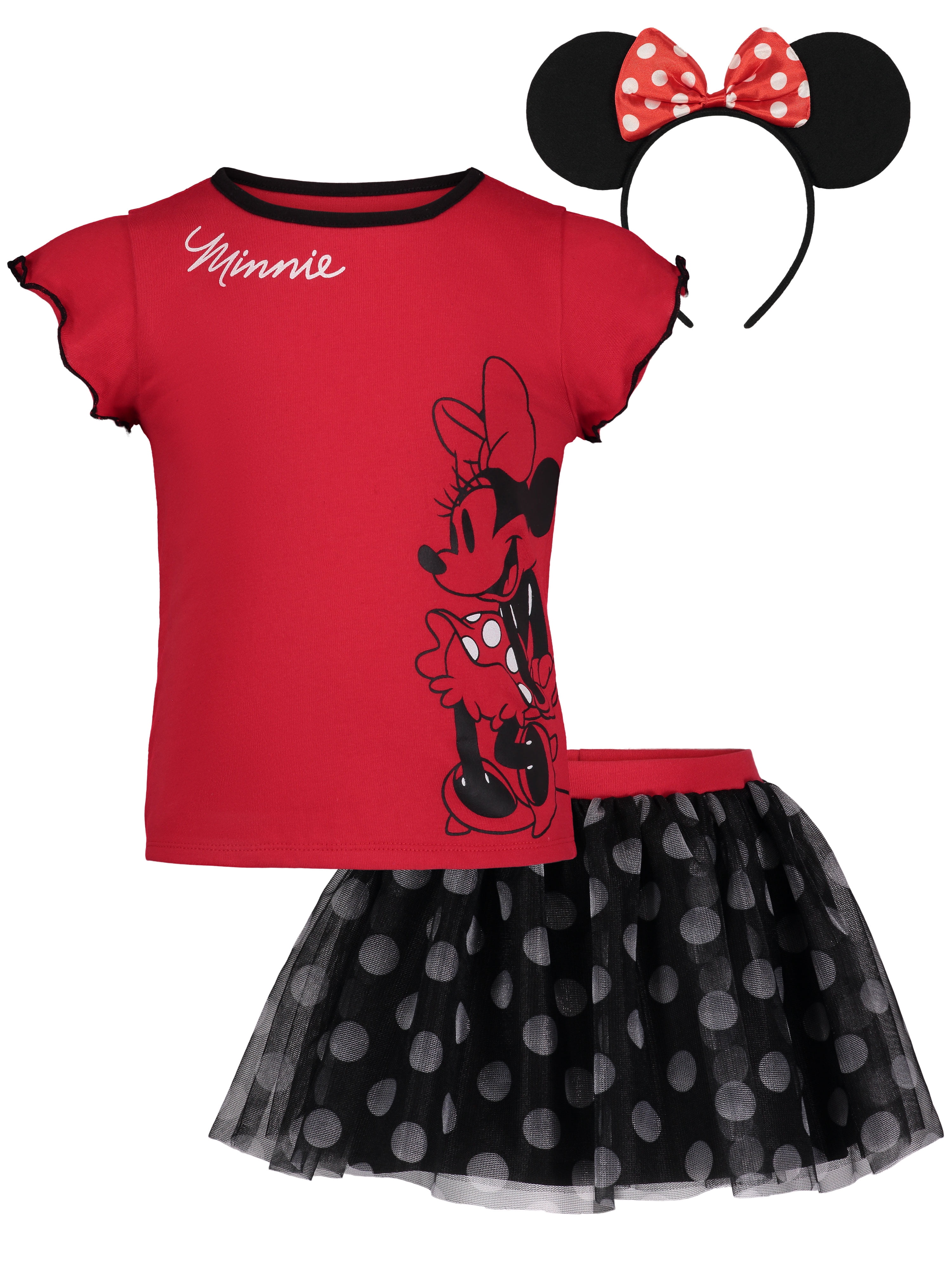 Disney Minnie Mouse Toddler Girls Tulle Tutu Set Kuwait Ubuy