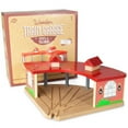 thumbnail image 1 of Brybelly TCON-21 Wooden Train Garage, 1 of 1