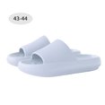 thumbnail image 1 of Zapatillas de casa, sandalias antideslizantes de EVA, zapatillas de suela gruesa con punta abierta para parejas, azul gris, adecuadas para talla 43-44 2 piezas Kearding AP001383-22B, 1 of 7