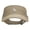 Khaki, variant on Sitting Cat Embroidered Cotton Twill Visor - Light Pink OSFM