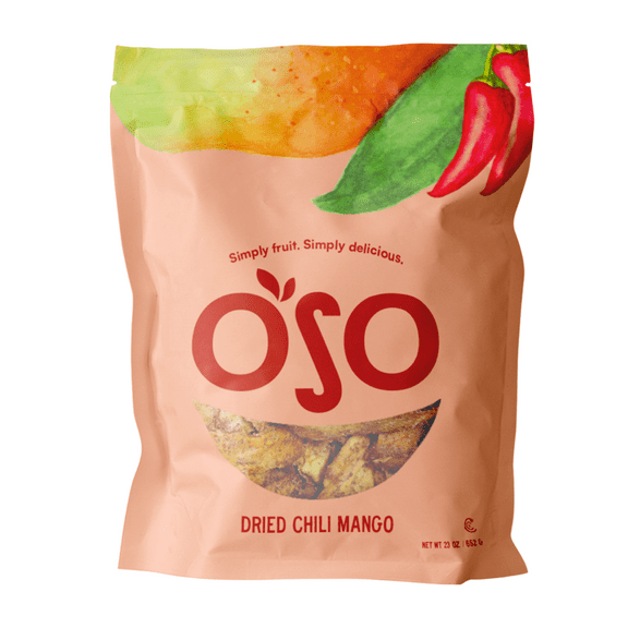 Oso Snacks Dried Chili Mango - Family Size: 23 oz Bag